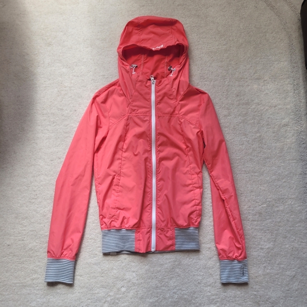 NWT Bench Coral Pink Hooded Windbreaker Jacket - Women's Small